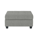 9507GRY-4 - Storage Ottoman - Michael's Discount Furniture
