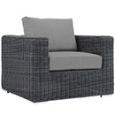 Summon 5 Piece Outdoor Patio Sunbrella� Sectional Set