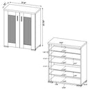 Bristol Shoe Cabinet - Michael's Discount Furniture