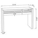 Edna Console Table with LED Lighting - Michael's Discount Furniture