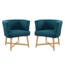 Anders Accent Chair Upholstered Fabric Set of 2
