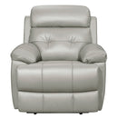 Lambent Double Reclining Chair in Silver Gray - Michael's Discount Furniture