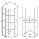 Zenobia Curio Cabinet - Michael's Discount Furniture