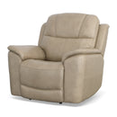Crew Latitudes Power Recliner with Power Headrest & Lumbar - 5000004019 - Michael's Discount Furniture
