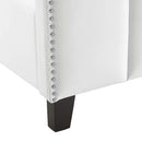 Lucille Queen Performance Velvet Platform Bed