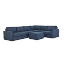 Flex 6-Seat Sectional with Standard Arm and Storage Ottoman - 5000003831