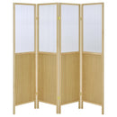 Mattison Four-Panel Room Divider - Michael's Discount Furniture