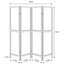 Mattison Four-Panel Room Divider - Michael's Discount Furniture