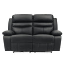 9628BLK-2PW - Power Double Reclining Love Seat - Michael's Discount Furniture