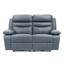 9628BUE-2PW - Power Double Reclining Love Seat - Michael's Discount Furniture