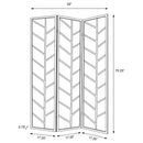 Mila Three-Panel Room Divider - Michael's Discount Furniture