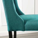 Baronet Tufted Button Upholstered Fabric Bar Stool