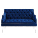 Proverbial Tufted Performance Velvet Loveseat