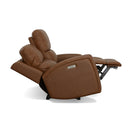 Linden Power Reclining Loveseat with Power Headrests & Lumbar - 5000005528 - Michael's Discount Furniture