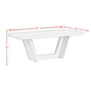 Ridgemont Standard Height Dining Set in Natural-Table and Four Chairs