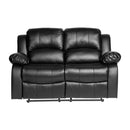 9700BLK-2 - Double Reclining Love Seat - Michael's Discount Furniture