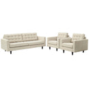 Empress Sofa and Armchairs Set of 3
