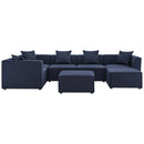 Saybrook Outdoor Patio Upholstered 7-Piece Sectional Sofa