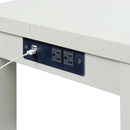 Stone Occasional Bar Table Single Pack in White (Table + Three Stools)