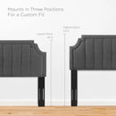 Alyona Channel Tufted Performance Velvet Twin Headboard
