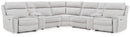 Social Pointe Reclining Sectional with Storage Consoles - Michael's Discount Furniture