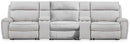 Social Pointe Reclining Sectional with Storage Consoles - Michael's Discount Furniture