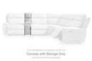 Social Pointe Reclining Sectional with Storage Consoles - Michael's Discount Furniture