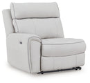 Social Pointe Reclining Sectional with Storage Consoles - Michael's Discount Furniture