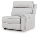 Social Pointe Reclining Sectional with Storage Consoles - Michael's Discount Furniture