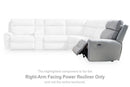 Social Pointe Reclining Sectional with Storage Consoles - Michael's Discount Furniture