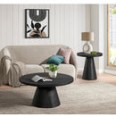 Portland Round Coffee Table in Black