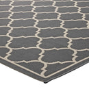 Avena Moroccan Quatrefoil Trellis 8x10 Indoor and Outdoor Area Rug