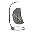 Hide Outdoor Patio Sunbrella� Swing Chair With Stand