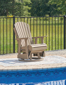 Hyland wave Outdoor Swivel Glider Chair