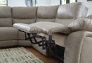 Narwhal Place Reclining Sectional with Storage Console - Michael's Discount Furniture