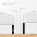 Kristin Pleated Performance Velvet Full/Queen Headboard