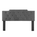 Juliet Tufted King/California King Performance Velvet Headboard