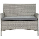 Bridge 4 Piece Outdoor Patio Patio Conversation Set