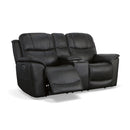 Crew Latitudes Power Reclining Loveseat with Console, Power Headrests & Lumbar - 5000004237 - Michael's Discount Furniture