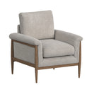 Comet Accent Chair in Laurance Light Grey