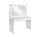 Ariana Complete Dressing Table with Lightbulbs