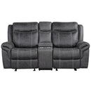 Power Motion Glider Loveseat w/USB Port