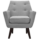 Posit Upholstered Fabric Armchair