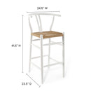 Amish Wood Bar Stool