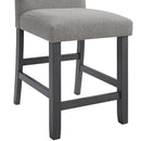 Seneca Counter Side Chair with Grey Fabric (2 Per Carton)