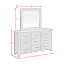 Canterbury Dresser and Mirror Set