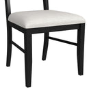 Tulane 6PC Dining Set with Table, 4 Chairs, and Bench in Oak and Black