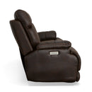 Clive Latitudes Power Reclining Sofa with Power Headrests & Lumbar - 5000005430 - Michael's Discount Furniture