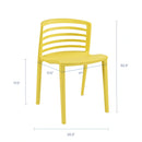 Curvy Dining Chairs Set of 2