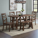 Renegade 64"" 6pc Dining Set(Kd)